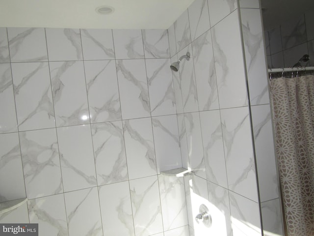 bathroom with walk in shower