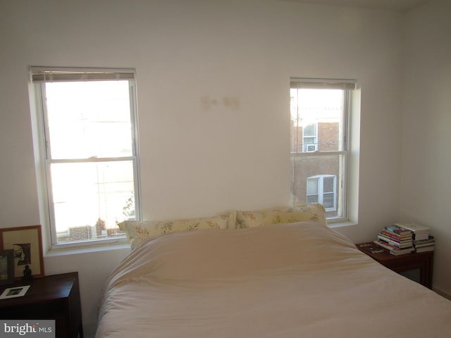 bedroom featuring multiple windows