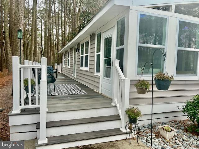 exterior space with a sunroom