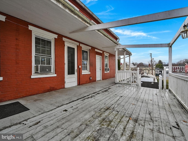 view of deck