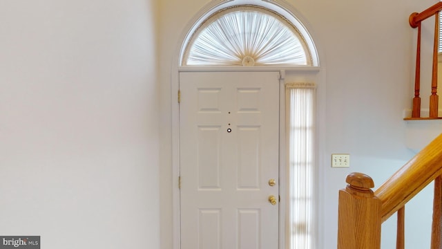 view of entrance foyer