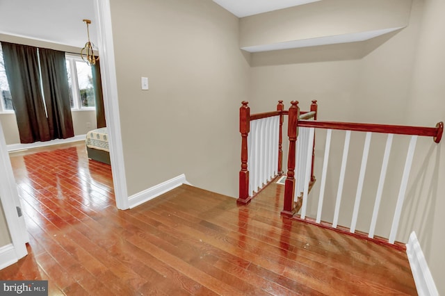 interior space featuring hardwood / wood-style flooring