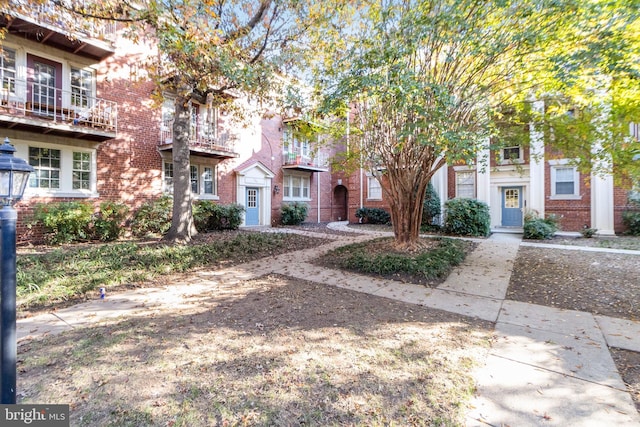 multi unit property with brick siding