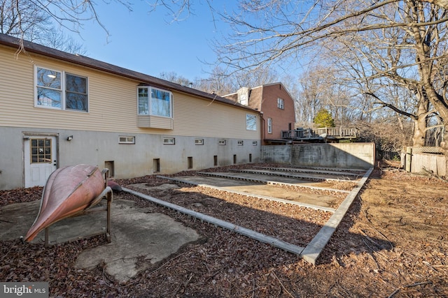 view of rear view of house