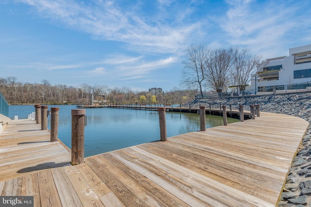 10205 Wincopin Cir Unit 405, Columbia, MD 21044 - dock featuring a water view