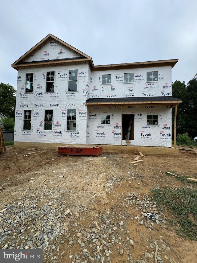 view of property under construction