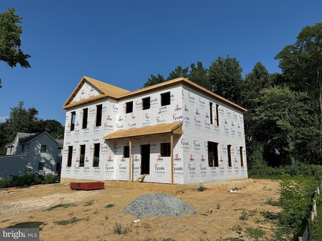 view of property in mid-construction