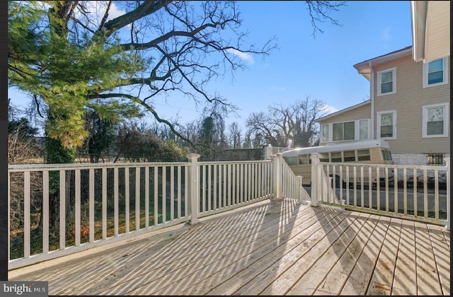 view of deck