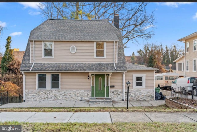 view of front of home