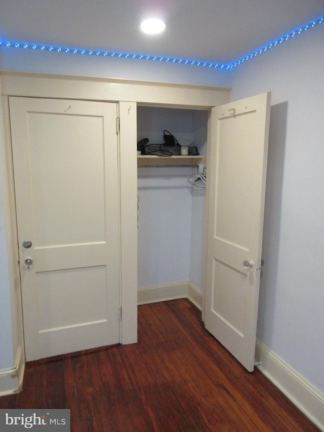 view of closet