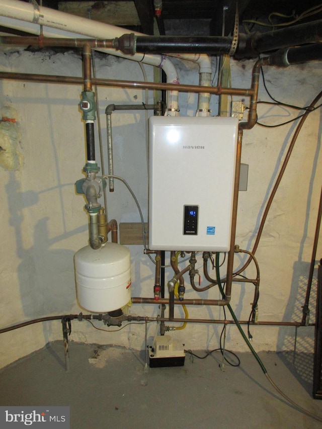 utilities featuring water heater