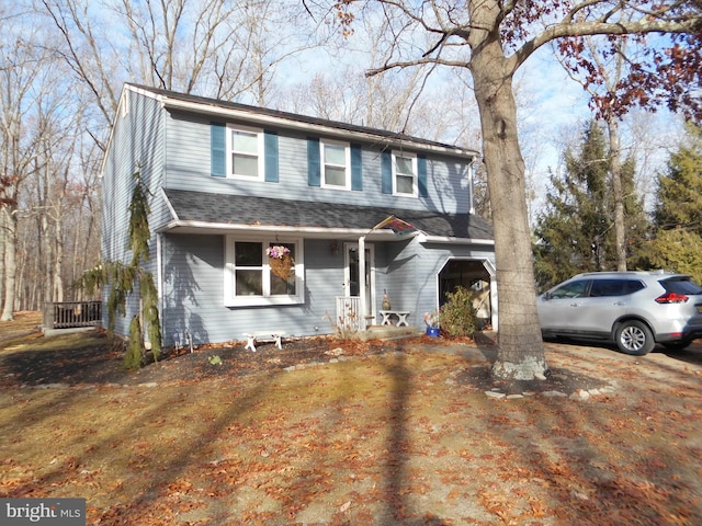 view of front of property