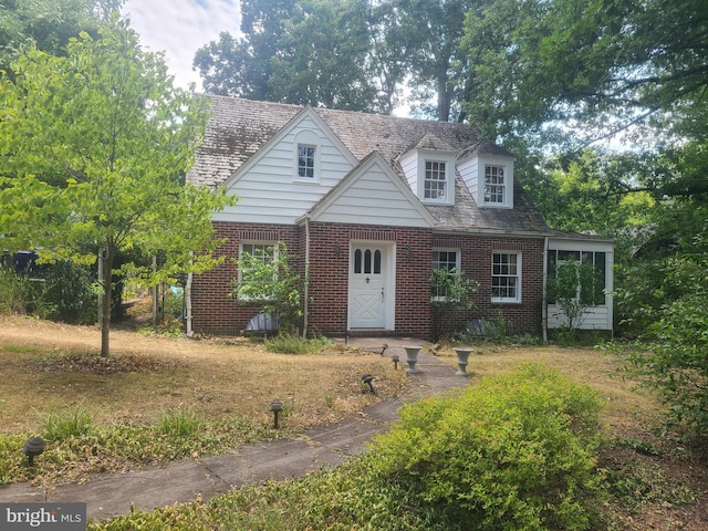 view of cape cod-style house