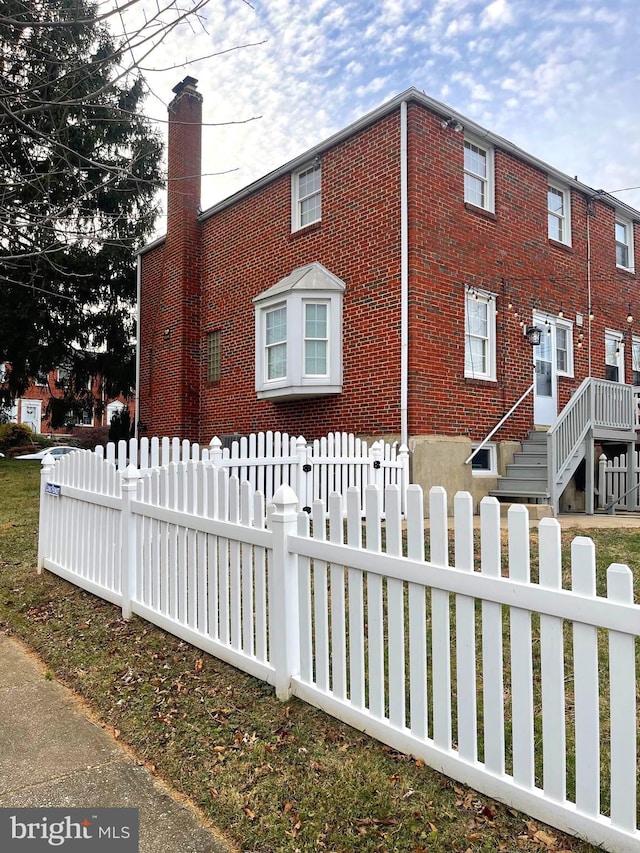 view of side of property