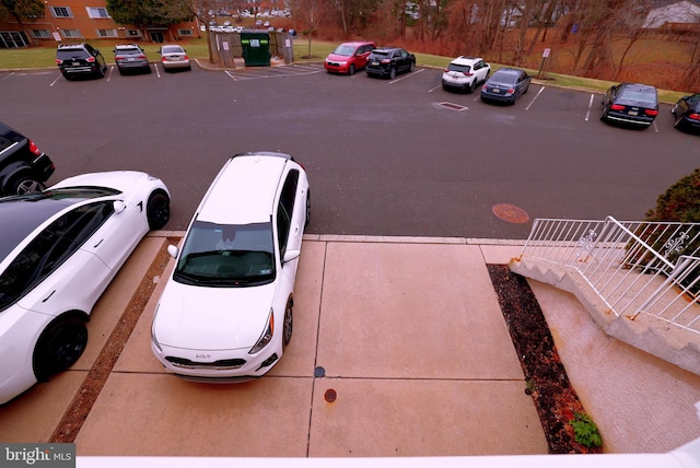 view of parking