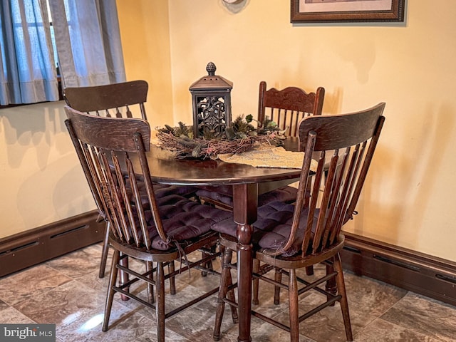 view of dining area