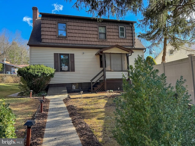 view of front of house