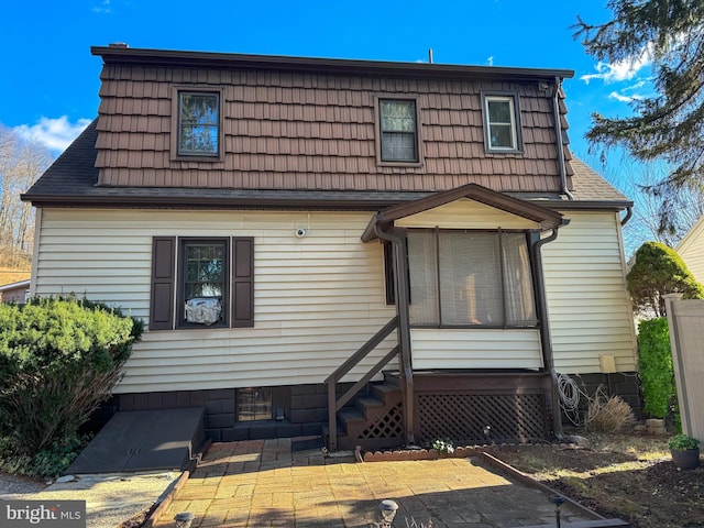 view of front of home