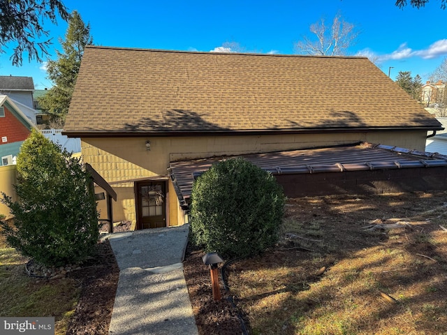 view of front of home