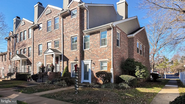 view of townhome / multi-family property