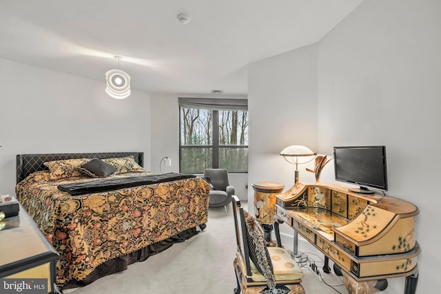 bedroom featuring carpet flooring