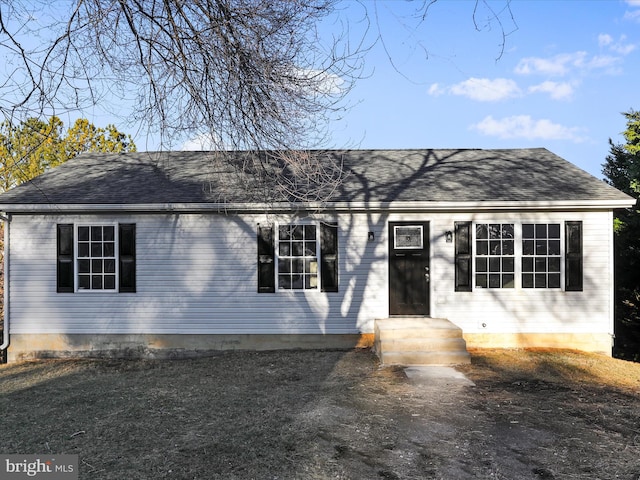 view of ranch-style house