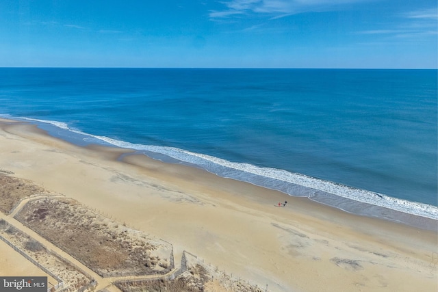 water view with a beach view