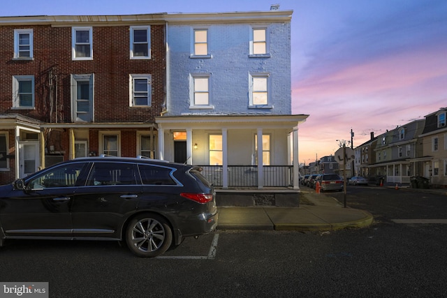 multi unit property with a porch