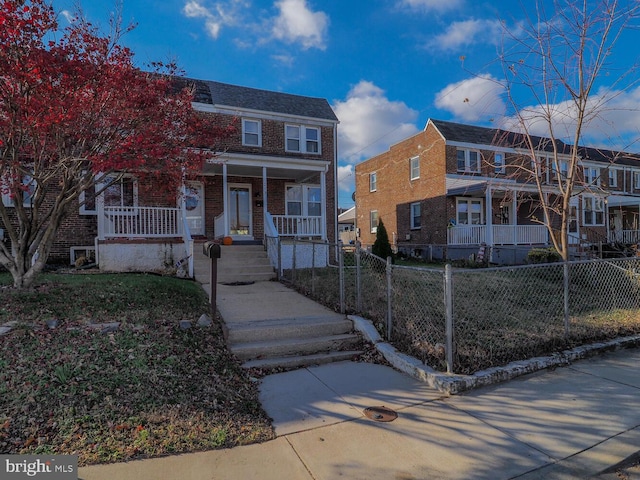 view of front of house featuring a porch