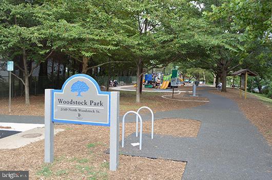 view of community with a playground