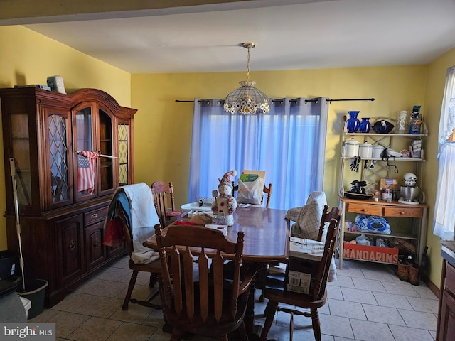 view of dining area