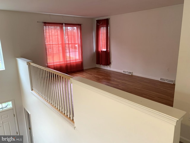 interior space featuring hardwood / wood-style floors