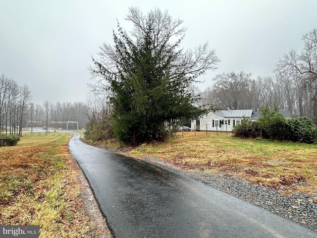 view of road