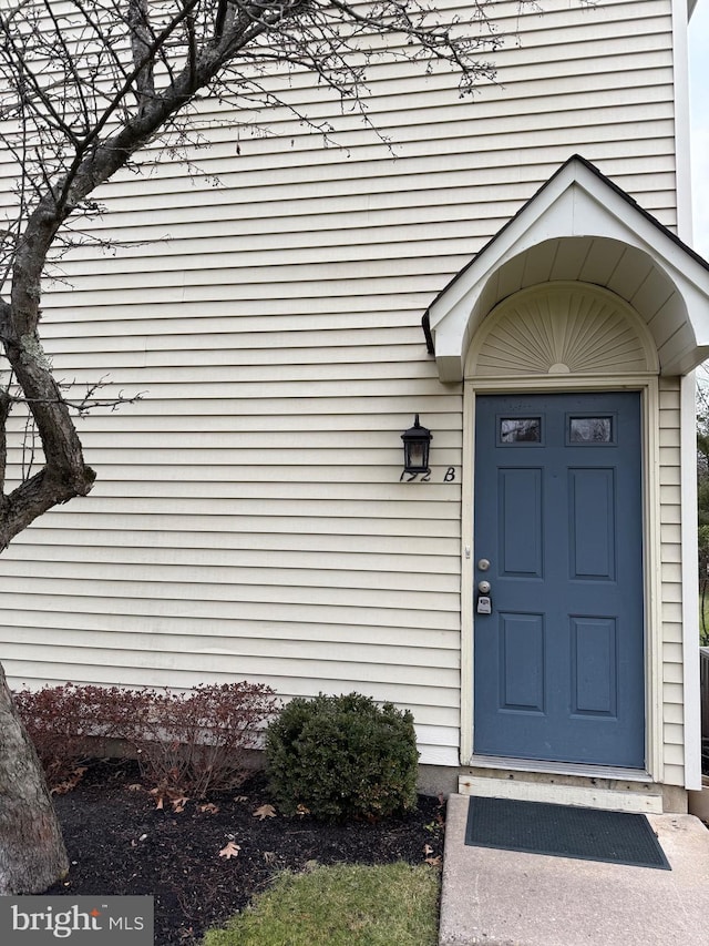 view of entrance to property