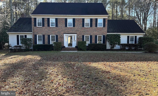 view of colonial home