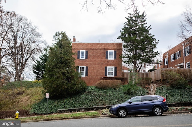 view of side of property