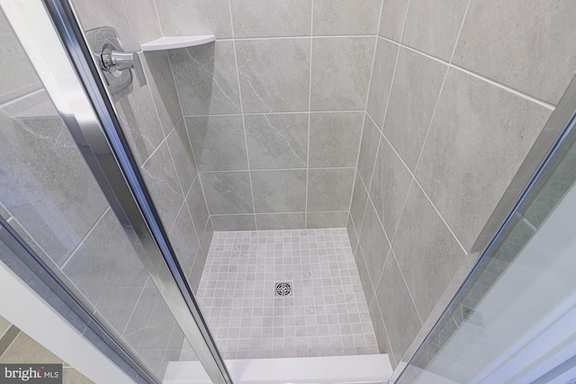 full bath featuring a shower stall