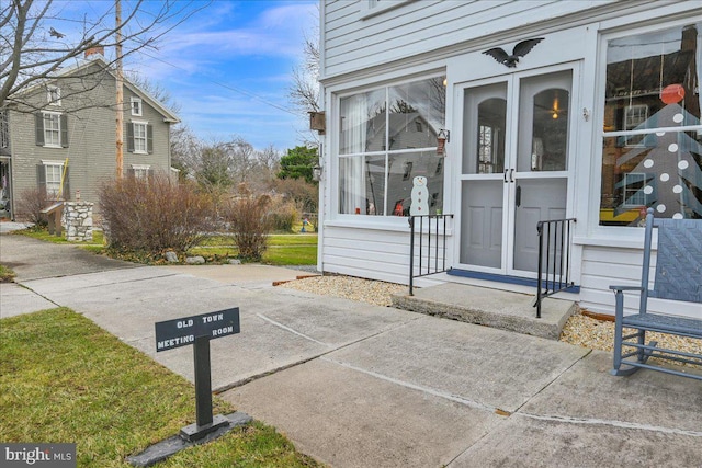 view of entrance to property