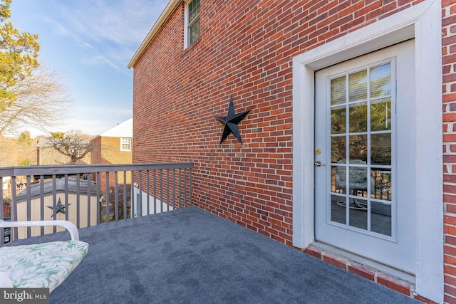 exterior space with a storage shed