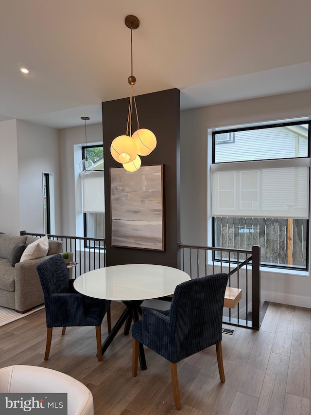 256 S Cedar St, Lititz, PA 17543 - dining area with wood finished floors