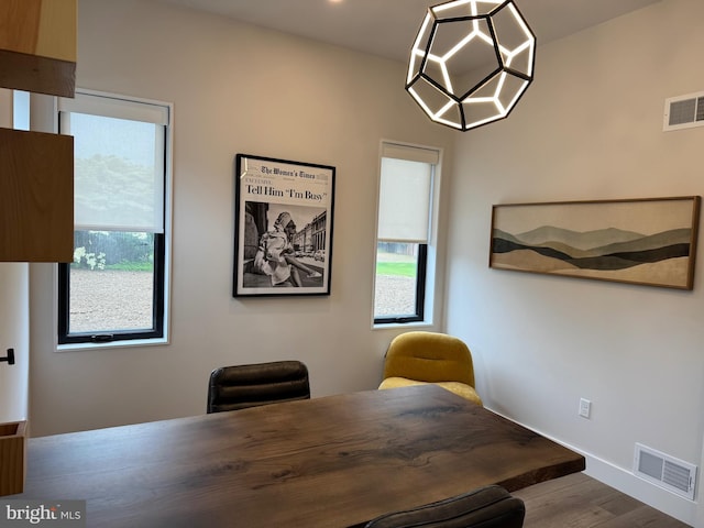 256 S Cedar St, Lititz, PA 17543 - office area featuring wood finished floors
