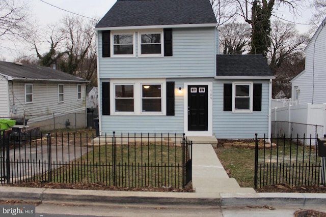 view of front of home