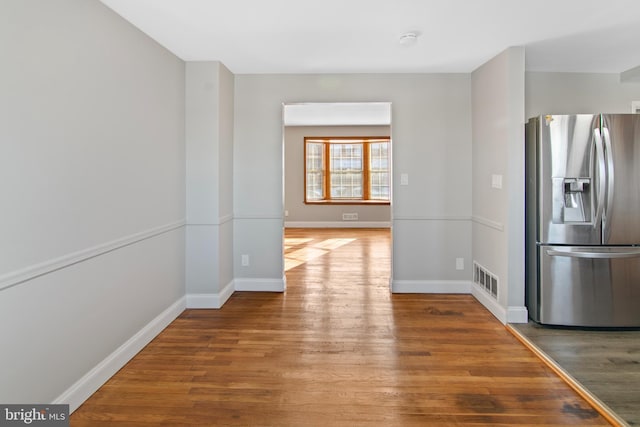 interior space featuring hardwood / wood-style floors