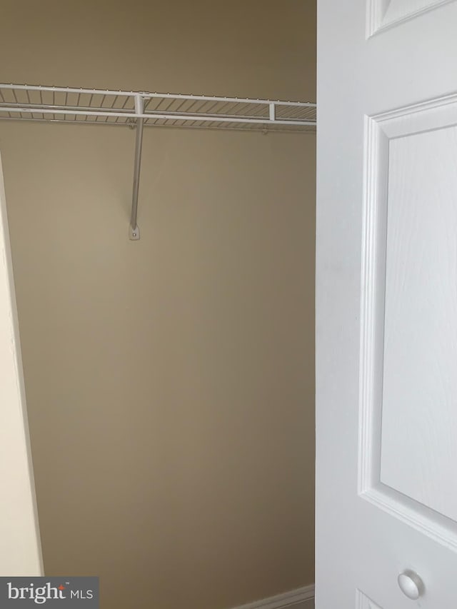 view of closet