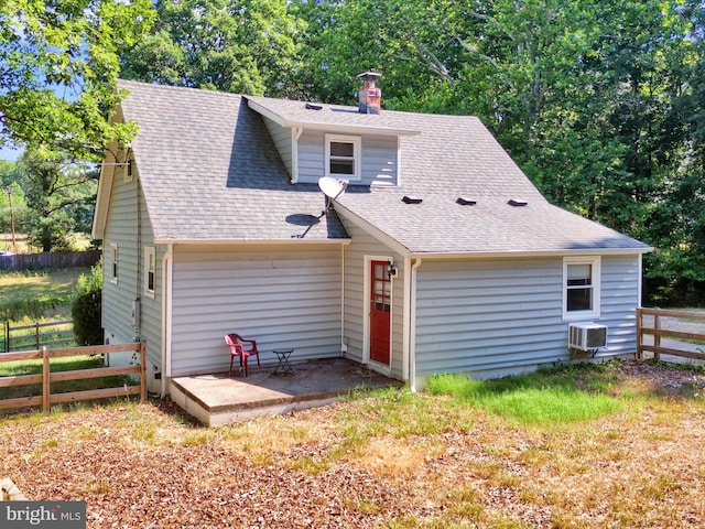 rear view of house with a patio area