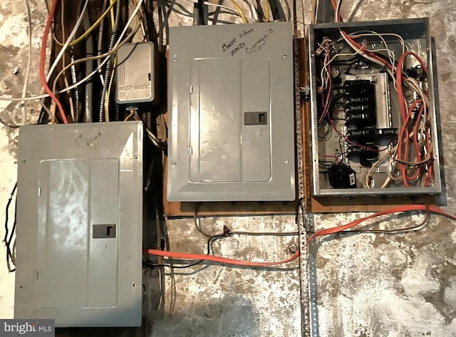 utility room featuring electric panel