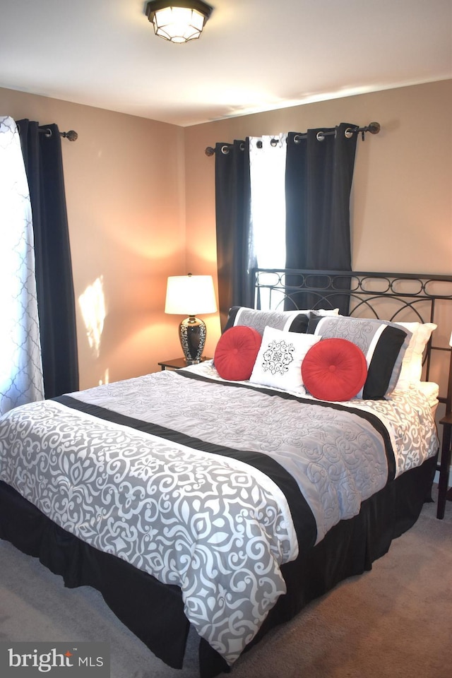 bedroom featuring carpet floors