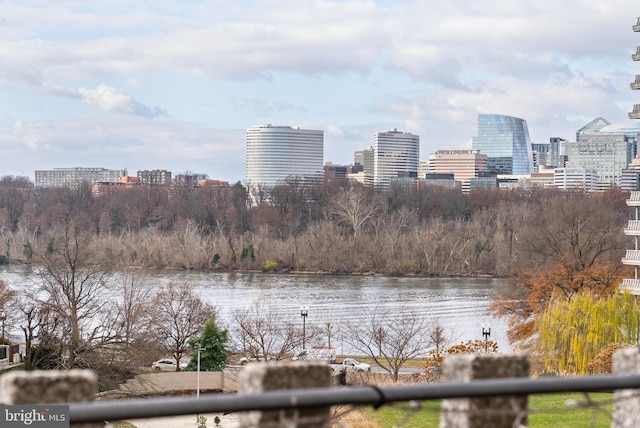 property view of water