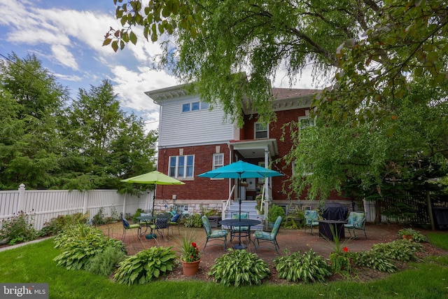 exterior space featuring a patio