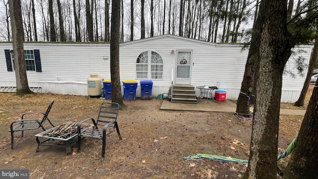 back of house featuring a patio